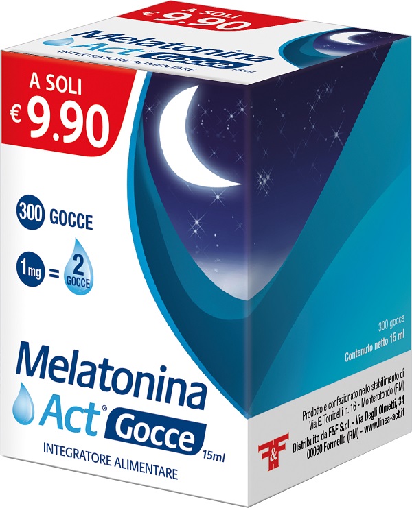 MELATONINA ACT GOCCE 15 ML - doctorpill.it