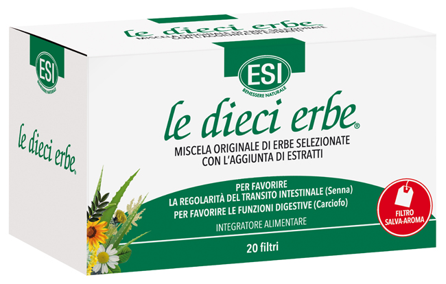 ESI LE DIECI ERBE TISANA 20 FILTRI - doctorpill.it
