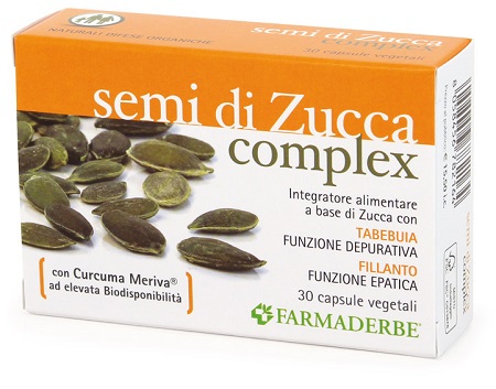 SEMI DI ZUCCA COMPLEX 30 CAPSULE VEGETALI - doctorpill.it