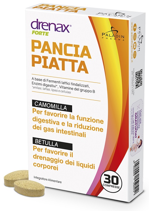 DRENAX FORTE PANCIA PIATTA 30 COMPRESSE - doctorpill.it