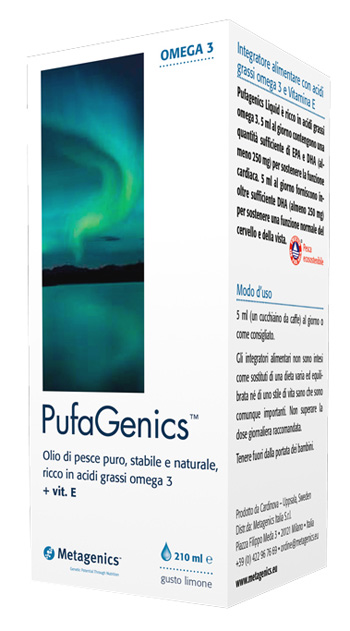PUFAGENICS LIQUID LIMONE 210 ML - doctorpill.it