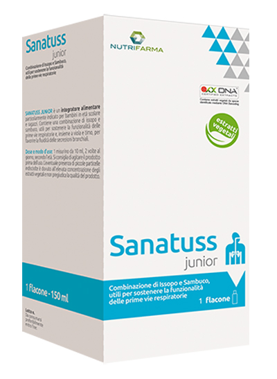 NUTRIFARMA SANATUSS JUNIOR 150 ML - doctorpill.it
