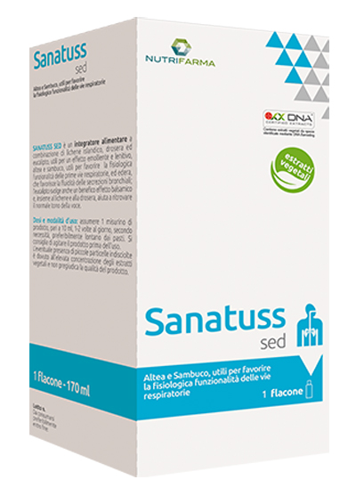 NUTRIFARMA SANATUSS SED 170 ML - doctorpill.it