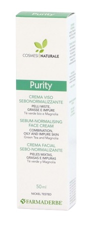 PURITY CREMA VISO SEBONORMALIZZANTE 50 ML - doctorpill.it