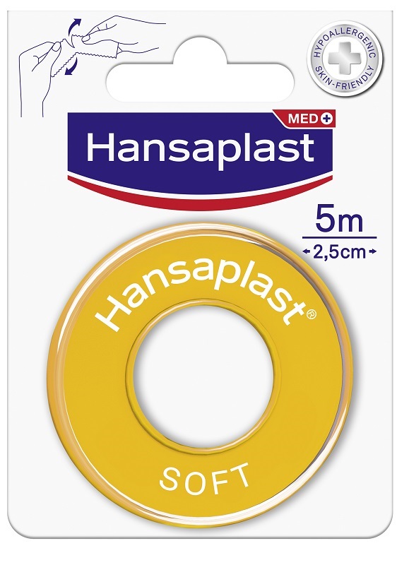 CEROTTO MEDICATO IN ROCCHETTO HANSAPLAST SOFT M5X2,5CM - doctorpill.it