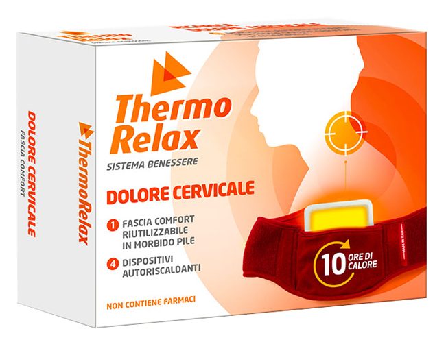 THERMORELAX FASCIA DOLORE CERVICALE+4 DISPOSITIVI AUTORISCALDANTI - doctorpill.it