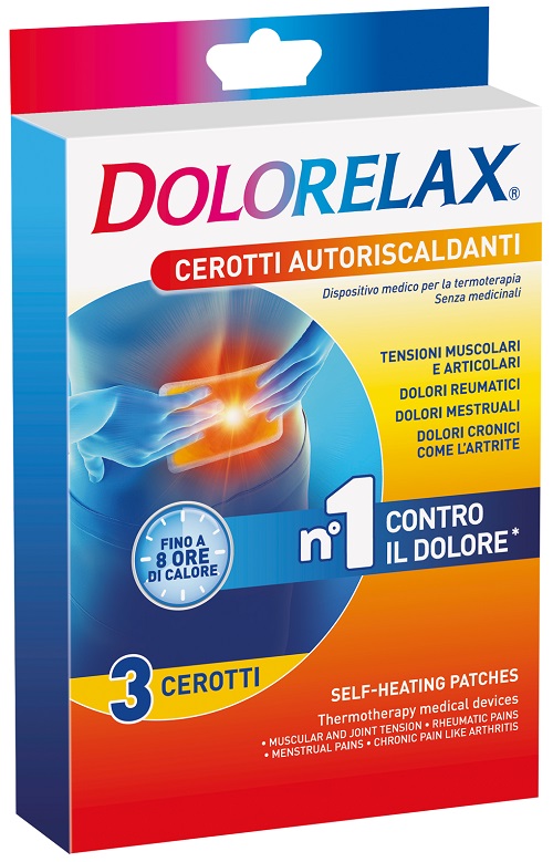DOLORELAX CEROTTO EFFETTO CALDO 3 PEZZI - doctorpill.it