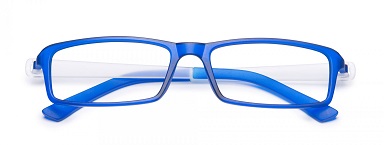 OCCHIALE DA LETTURA PREMONTATO TWINS SILVER LIGHT BLU/BIANCO +3,00 - doctorpill.it