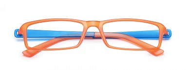 OCCHIALE DA LETTURA PREMONTATO TWINS SILVER LIGHT ARANCIA/BLU +1,50 - doctorpill.it