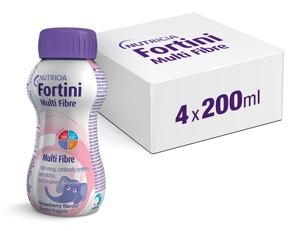 FORTINI MULTI FIBRE GUSTO FRAGOLA 200 ML - doctorpill.it