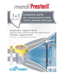 CONTENITORE URINA + PROVETTA MEDIPRESTERIL - doctorpill.it