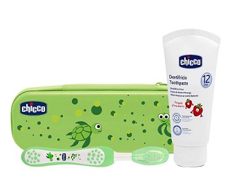 CHICCO SET DENTALE VERDE CON FLUORO - doctorpill.it