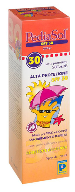 PEDIASOL SPF 30 LATTE SOLARE SPRAY 150 ML - doctorpill.it