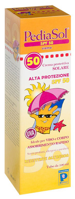 PEDIASOL SPF 50 CREMA SOLARE 100 ML - doctorpill.it