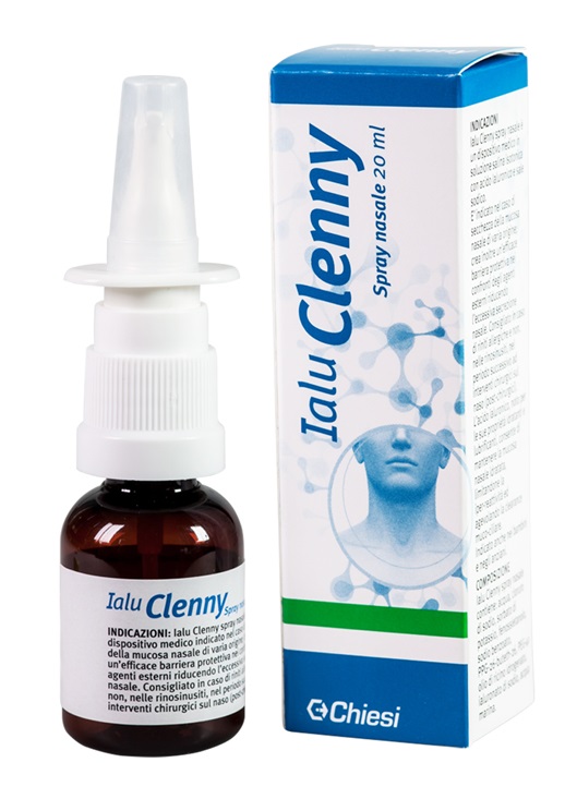 IALU CLENNY SPRAY NASALE SOLUZIONE SALINA ISOTONICA CON ACIDO IALURONICO E SALE SODICO 20 ML - doctorpill.it