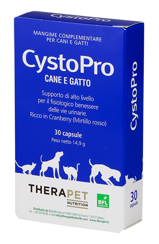 CYSTOPRO THERAPET 30 CAPSULE - doctorpill.it