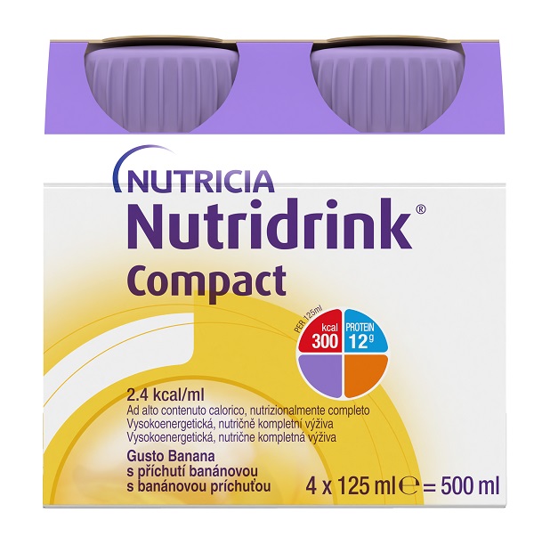 NUTRICIA NUTRIDRINK COMPACT GUSTO BANANA 4 BOTTIGLIE DA 125 ML - doctorpill.it