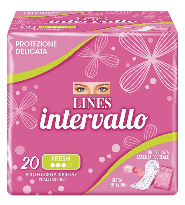 PROTEGGISLIP LINES INTERVALLO FRESH RIPIEGATO 20 PEZZI - doctorpill.it