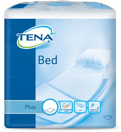 TRAVERSA PER INCONTINENZA NON RIMBOCCABILE TENA BED PLUS 60X40CM 40 PEZZI - doctorpill.it