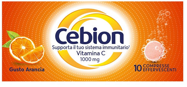 CEBION EFFERVESCENTI VITAMINA C ARANCIA 10 COMPRESSE - doctorpill.it