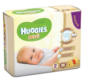 PANNOLINO HUGGIES EXTRA CARE BEBE' BASE 2 24 PEZZI - doctorpill.it