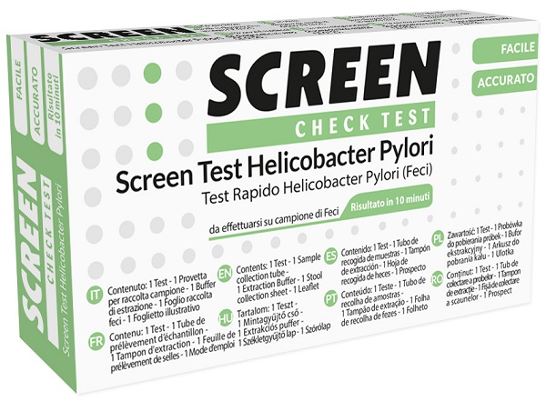SCREEN TEST RAPIDO ANTIGENI HELICOBACTER PYLORI FECI UMANE - doctorpill.it