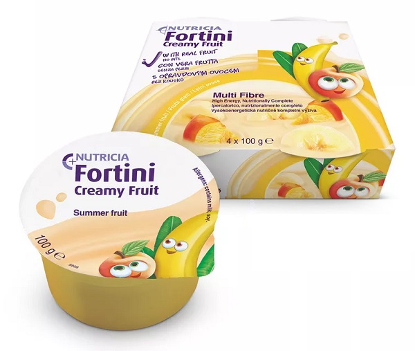 FORTINI CREAMY FRUIT MULTI FIBRE FRUTTI GIALLI 4X100 G - doctorpill.it