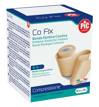 BENDA ELASTICA PIC CO FIX AUTOADESIVA 12X5CM MEDIUM - doctorpill.it