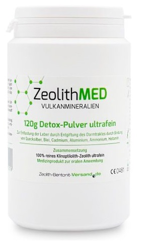 ZEOLITHMED MINERALI VULCANICI DETOX POLVERE ULTRAFINE 120 G - doctorpill.it
