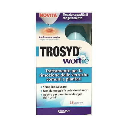 TROSYD WORTIE CRIOGENIZZANTE VERRUCHE COMUNI/PLANTARI 50 G - doctorpill.it