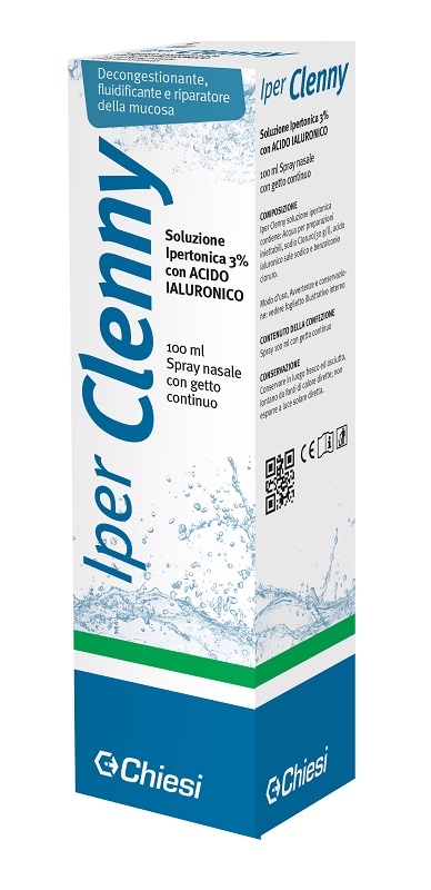 IPER CLENNY SPRAY NASALE EROGAZIONE CONTINUA SOLUZIONE IPERTONICA CON ACIDO IALURONICO 100 ML - doctorpill.it