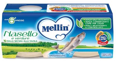 MELLIN OMOGENEIZZATO NASELLO 2 X 80 G - doctorpill.it