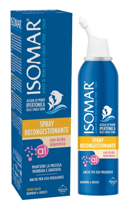 ISOMAR SPRAY DECONGESTIONANTE ACIDO IALURONICO 100 ML - doctorpill.it