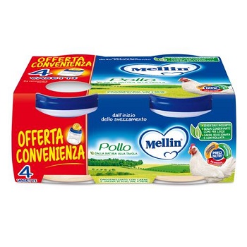 MELLIN OMOGENEIZZATO POLLO 4X80 G - doctorpill.it