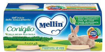 MELLIN OMOGENEIZZATO CONIGLIO 2X120 G - doctorpill.it