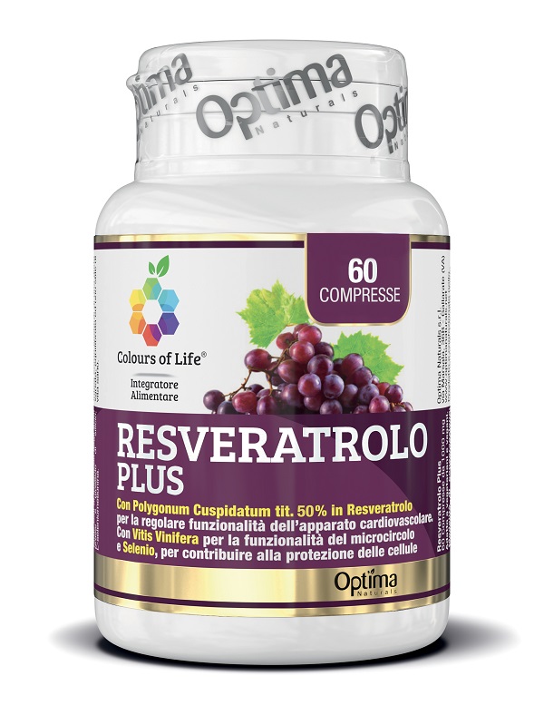 COLOURS OF LIFE RESVERATROLO PLUS 60 COMPRESSE 1000 MG - doctorpill.it