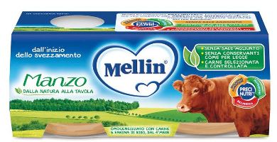 MELLIN OMOGENEIZZATO MANZO 2 X 80 G - doctorpill.it