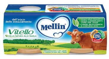 MELLIN OMOGENEIZZATO VITELLO 2 X 80 G - doctorpill.it