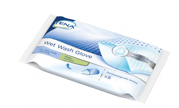 TENA WET WASH GLOVE GUANTO DETERGENTE UMIDIFICATO 8 PEZZI - doctorpill.it