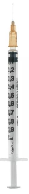 SIRINGA PER INSULINA EXTRAFINE TUB 1ML 100 UI AGO REMOVIBILE 26 GAUGE 0,45X12 MM 1 PEZZO - doctorpill.it