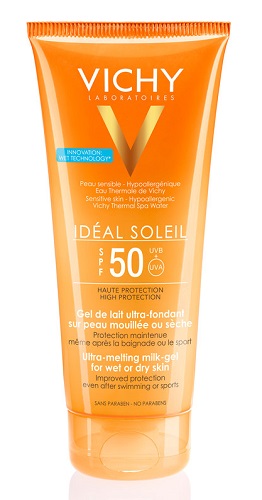 IDEAL SOLEIL GEL WET CORPO SPF50 200 ML - doctorpill.it