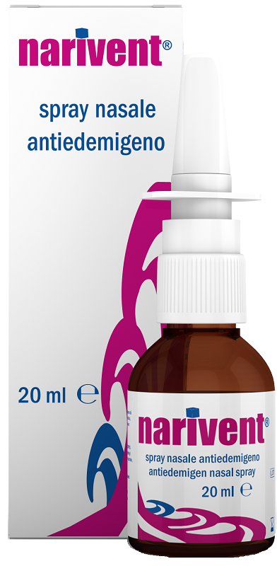 SPRAY NASALE ANTIEDEMIGENO NARIVENT FLACONE 20 ML - doctorpill.it