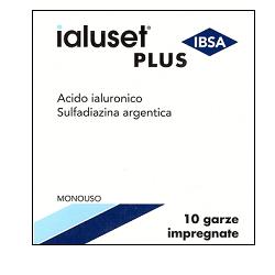 GARZA IMPREGNATA IALUSET FERITE E USTIONI NON INFETTE 10X10 CM 10 PEZZI - doctorpill.it