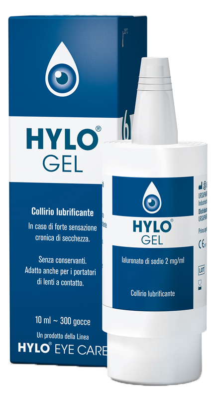 HYLO-GEL COLLIRIO LUBRIFICANTE ACIDO IALURONICO 0,2% 10 ML - doctorpill.it