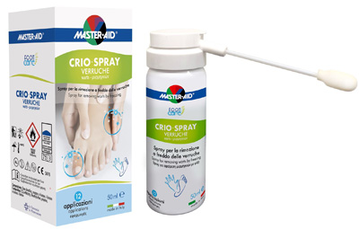 CRIO SPRAY VERRUCHE MASTER-AID FOOTCARE 50 ML E1 - doctorpill.it