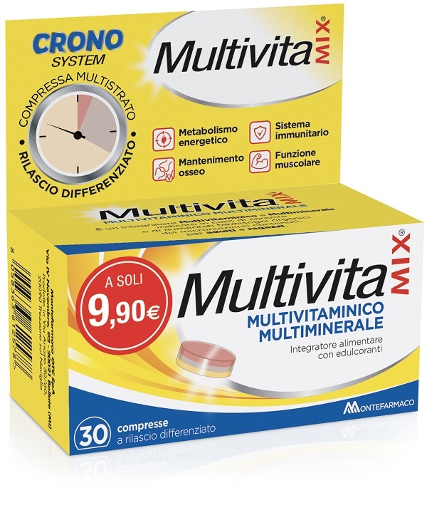 MULTIVITAMIX CRONO 30 COMPRESSE - doctorpill.it