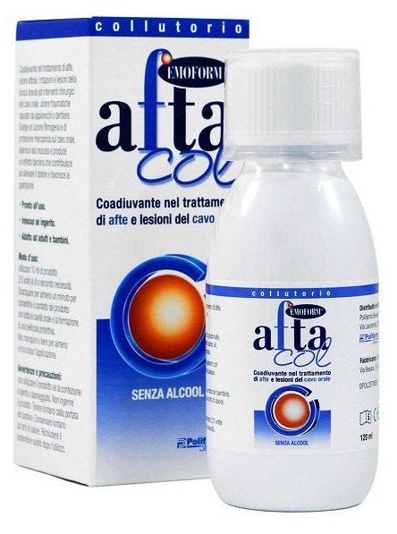 AFTACOL EMOFORM COLLUTORIO PER IGIENE DENTALE 120 ML - doctorpill.it