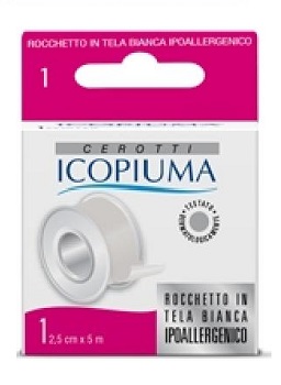ICOPIUMA CEROTTO IN ROCCHETTO BIANCO 2,5X500 CM - doctorpill.it