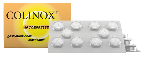 COLINOX 40 COMPRESSE MASTICABILI GASTROFUNZIONALI 56 G - doctorpill.it