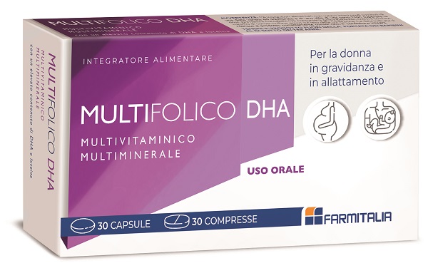 MULTIFOLICO DHA 30 CAPSULE + 30 COMPRESSE - doctorpill.it
